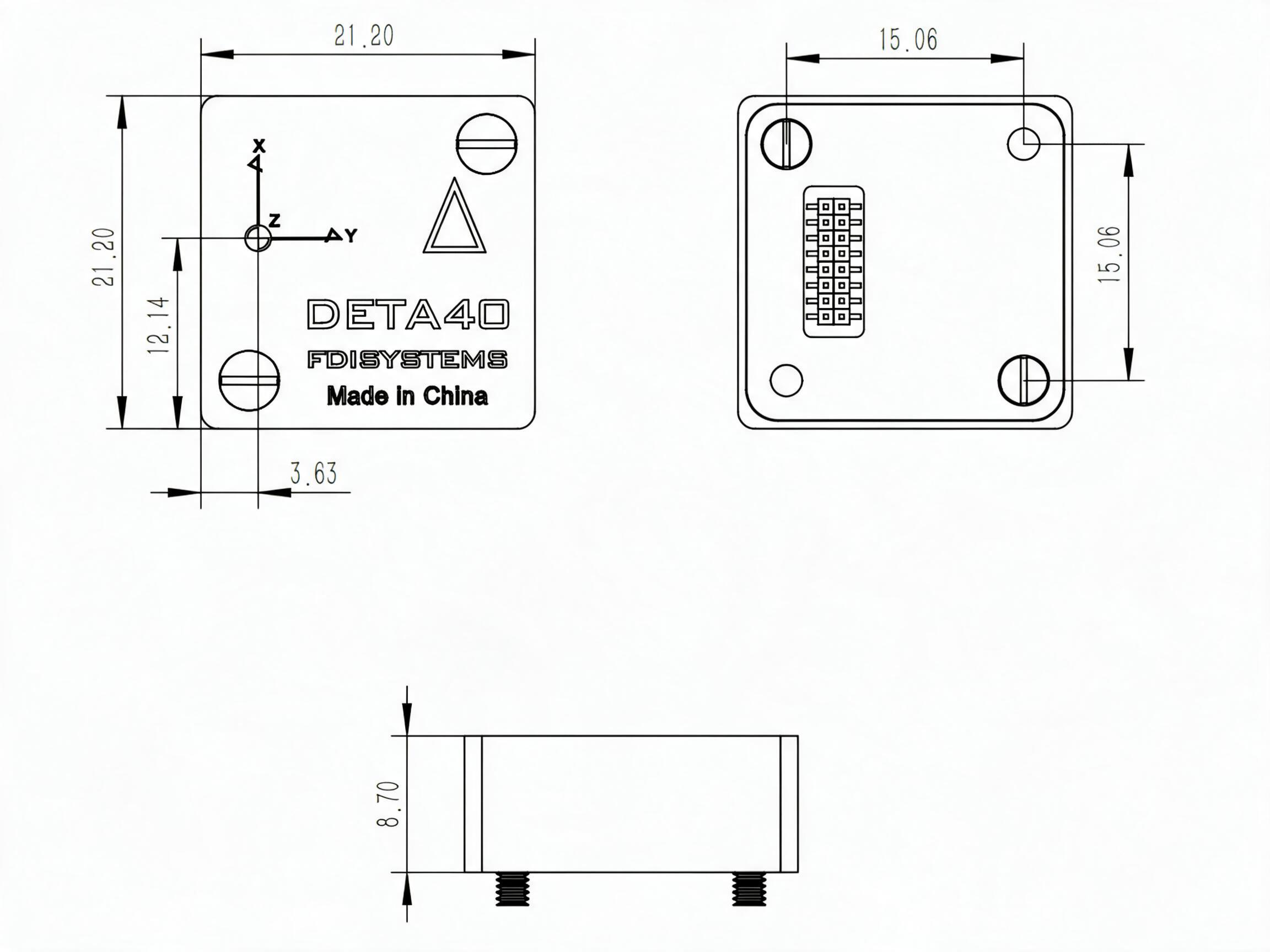 DETA40 铝合金外壳