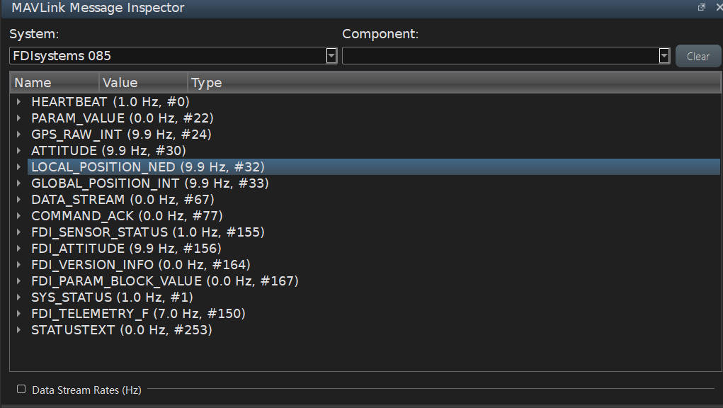 MAVLink Inspector